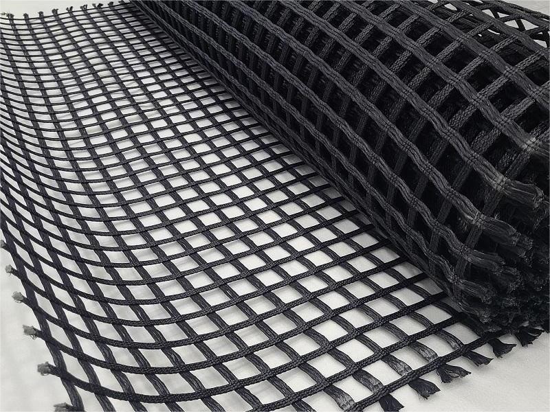 Bitumen Coated Polyester Geogrid Bitumen Coated Polyester Geogrid